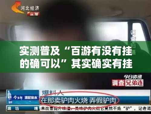 实测普及“百游有没有挂的确可以	”其实确实有挂
