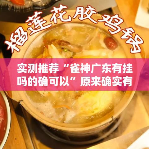 实测推荐“雀神广东有挂吗的确可以”原来确实有挂