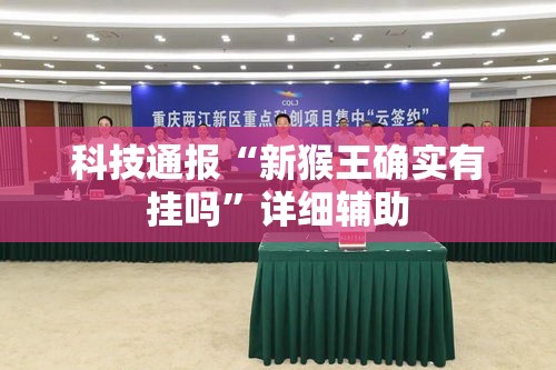 科技通报“新猴王确实有挂吗”详细辅助