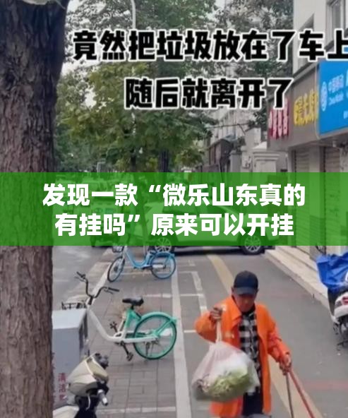 发现一款“微乐山东真的有挂吗”原来可以开挂
