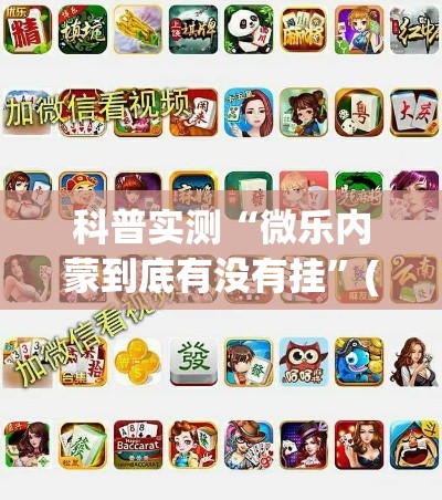 科普实测“微乐内蒙到底有没有挂”(确实有挂)