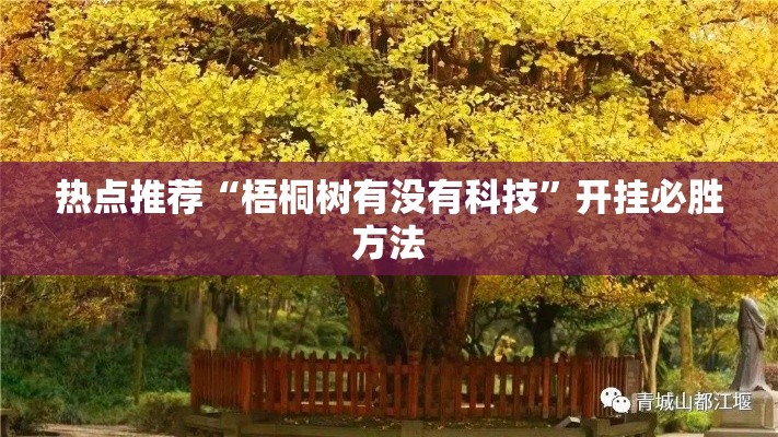 热点推荐“梧桐树有没有科技”开挂必胜方法