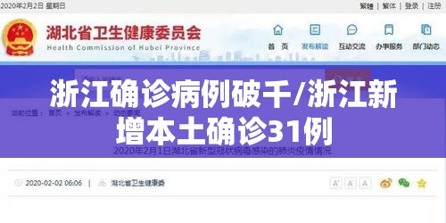 浙江确诊病例破千/浙江新增本土确诊31例