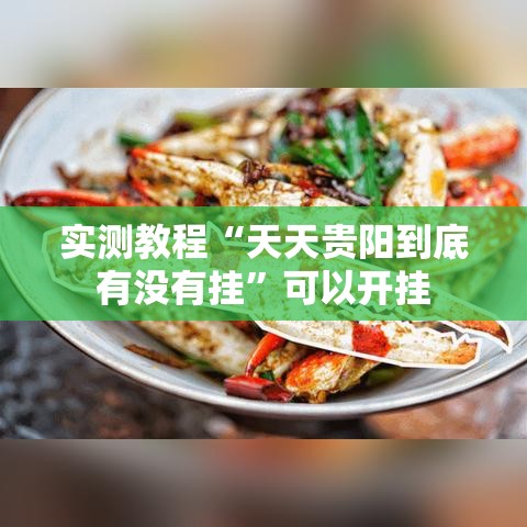实测教程“天天贵阳到底有没有挂”可以开挂