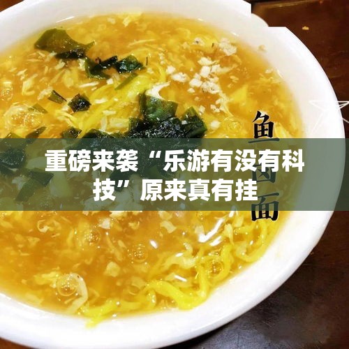 重磅来袭“乐游有没有科技”原来真有挂
