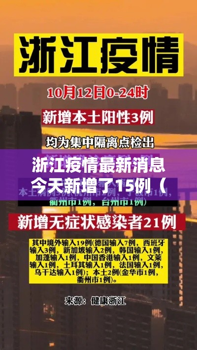 浙江疫情最新消息今天新增了15例(浙江疫情最新消息情况) 浙江疫情最新消息今天新增了15例(浙江疫情最新消息情况)