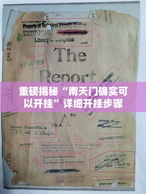 重磅揭秘“南天门确实可以开挂”详细开挂步骤
