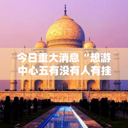 今日重大消息“想游中心五有没有人有挂”开挂步骤方法