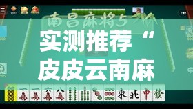 实测推荐“皮皮云南麻将其实真的有挂”原来可以开挂