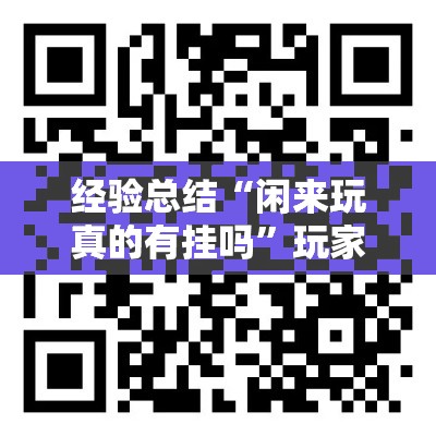 经验总结“闲来玩真的有挂吗”玩家必备神器