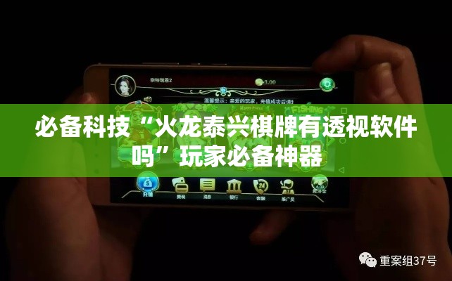 必备科技“火龙泰兴棋牌有透视软件吗”玩家必备神器