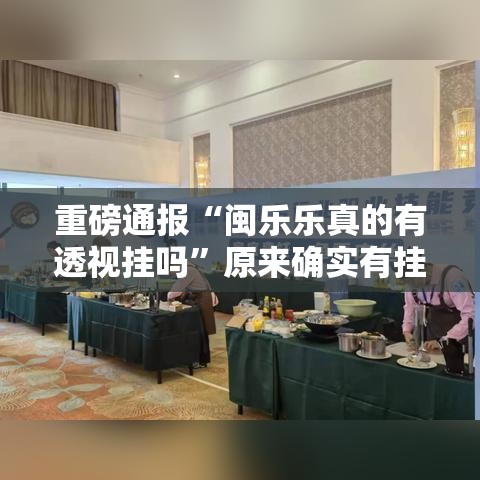 重磅通报“闽乐乐真的有透视挂吗”原来确实有挂