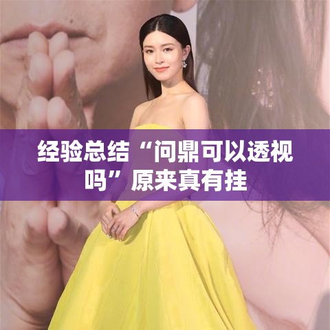 经验总结“问鼎可以透视吗”原来真有挂