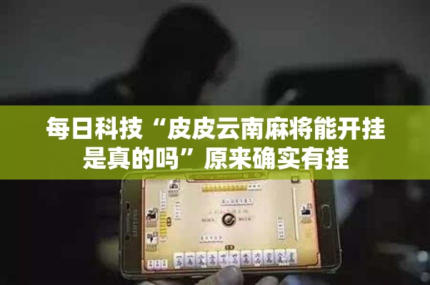每日科技“皮皮云南麻将能开挂是真的吗	”原来确实有挂