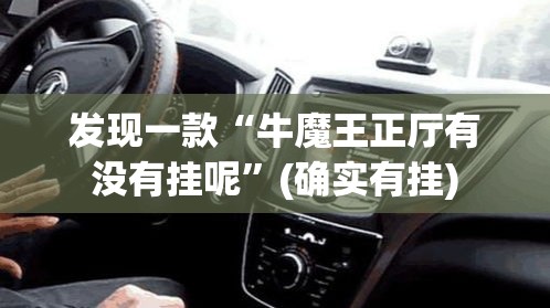 发现一款“牛魔王正厅有没有挂呢”(确实有挂)