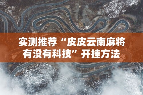 实测推荐“皮皮云南麻将有没有科技”开挂方法