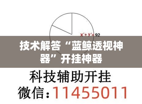 技术解答“蓝鲸透视神器	”开挂神器
