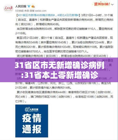 31省区市无新增确诊病例:31省本土零新增确诊