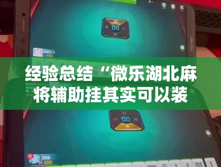 经验总结“微乐湖北麻将辅助挂其实可以装挂 经验总结“微乐湖北麻将辅助挂其实可以装挂