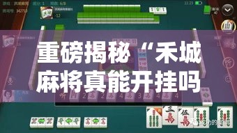 重磅揭秘“禾城麻将真能开挂吗”玩家必备神器