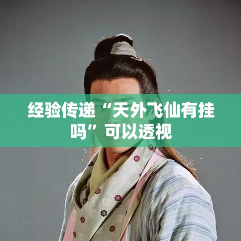 经验传递“天外飞仙有挂吗”可以透视