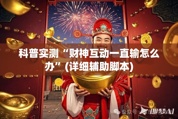 科普实测“财神互动一直输怎么办”(详细辅助脚本)