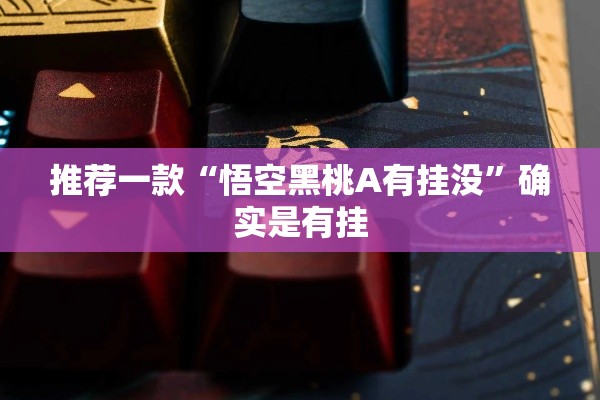 推荐一款“悟空黑桃A有挂没	”确实是有挂
