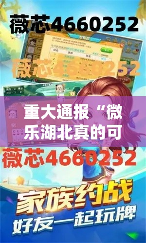 重大通报“微乐湖北真的可以开挂吗”玩家必备神器