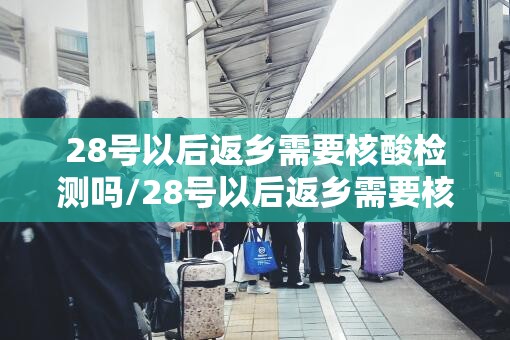 28号以后返乡需要核酸检测吗/28号以后返乡需要核酸检测吗请问