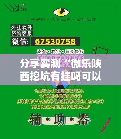 分享实测“微乐陕西挖坑有挂吗可以开挂吗”确实真的有挂