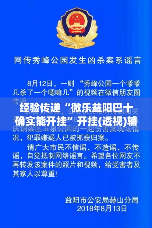 经验传递“微乐益阳巴十确实能开挂”开挂(透视)辅助