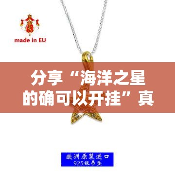 分享“海洋之星的确可以开挂”真的有挂