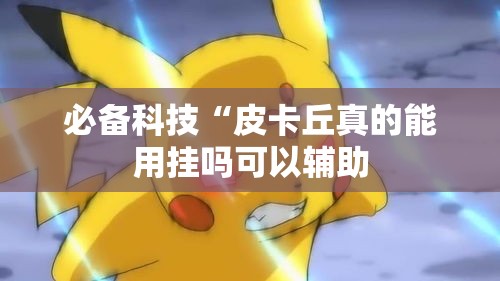 必备科技“皮卡丘真的能用挂吗可以辅助