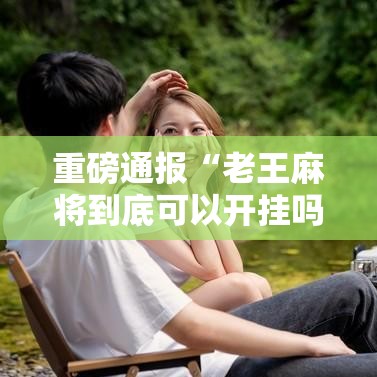 重磅通报“老王麻将到底可以开挂吗	”玩家必备神器