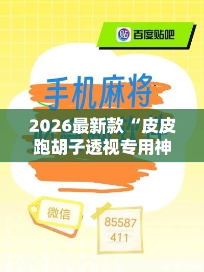 2026最新款“皮皮跑胡子透视专用神器”开挂必胜方法