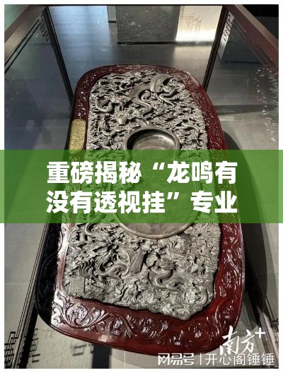 重磅揭秘“龙鸣有没有透视挂	”专业师傅带你了解