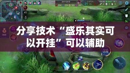 分享技术“盛乐其实可以开挂	”可以辅助