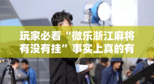 玩家必看“微乐浙江麻将有没有挂”事实上真的有挂