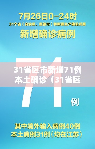 31省区市新增71例本土确诊(31省区市新增2例本土确诊病例) 31省区市新增71例本土确诊(31省区市新增2例本土确诊病例)