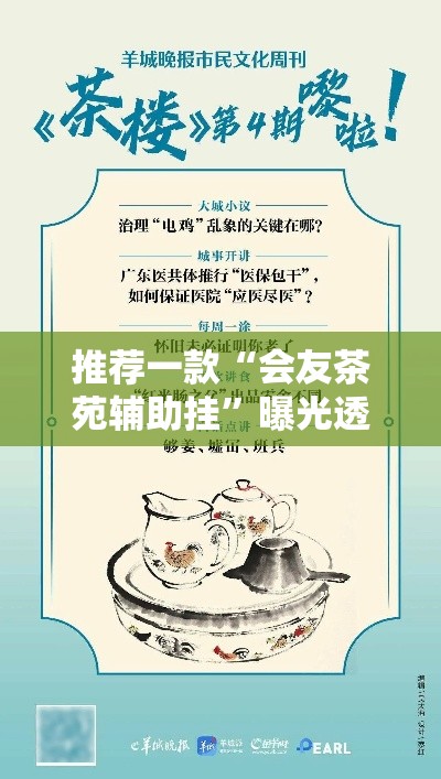 推荐一款“会友茶苑辅助挂”曝光透视猫腻