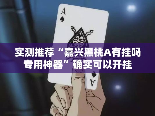 实测推荐“嘉兴黑桃A有挂吗专用神器”确实可以开挂