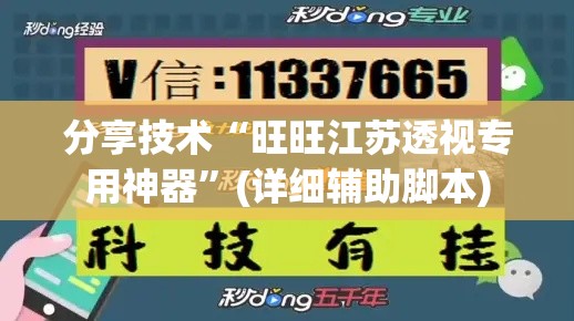 分享技术“旺旺江苏透视专用神器	”(详细辅助脚本)