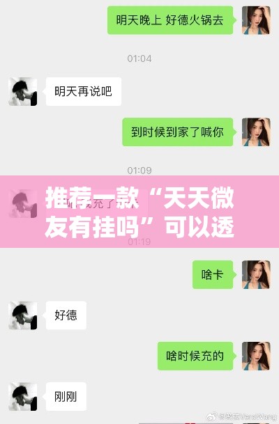 推荐一款“天天微友有挂吗”可以透视