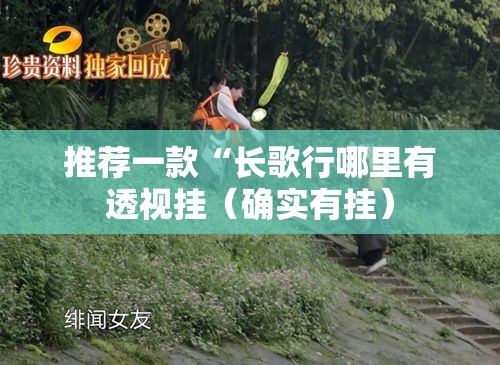 推荐一款“长歌行哪里有透视挂（确实有挂）
