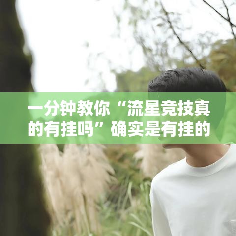 一分钟教你“流星竞技真的有挂吗”确实是有挂的