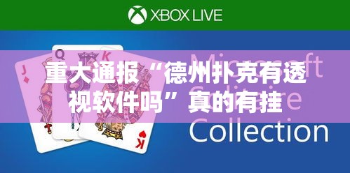 重大通报“德州扑克有透视软件吗	”真的有挂