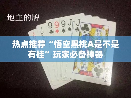 热点推荐“悟空黑桃A是不是有挂”玩家必备神器