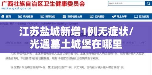 江苏盐城新增1例无症状/光遇墓土城堡在哪里