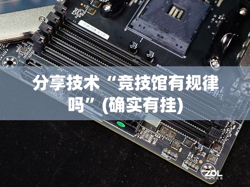 分享技术“竞技馆有规律吗”(确实有挂)