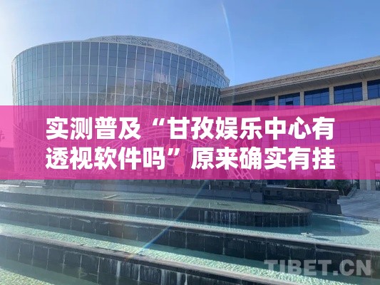 实测普及“甘孜娱乐中心有透视软件吗	”原来确实有挂